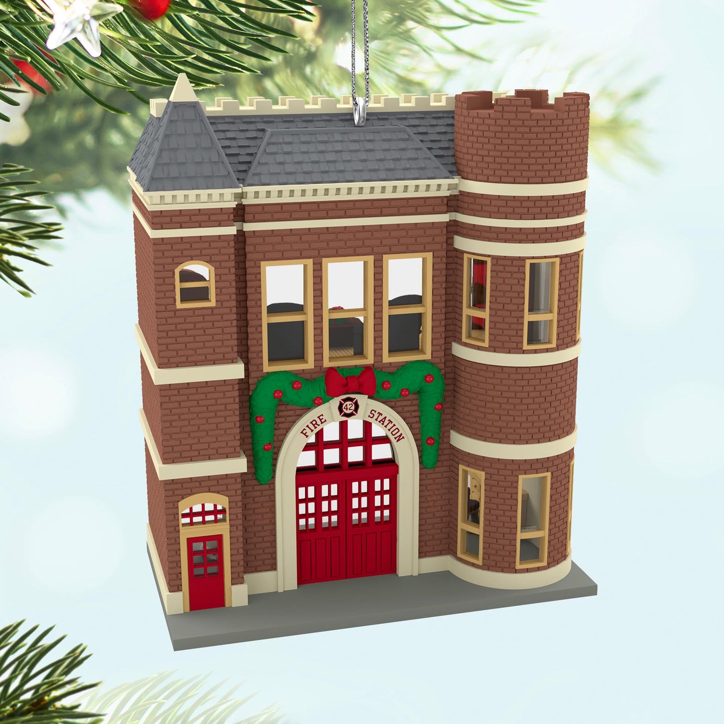 Korners Firehouse, 42nd in the Nostalgic Houses and Shops Series — 2025 Hallmark Keepsake Christmas Ornament