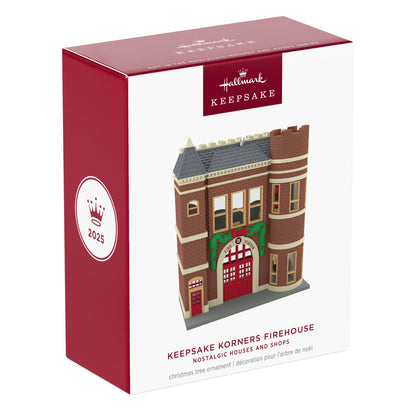 Korners Firehouse, 42nd in the Nostalgic Houses and Shops Series — 2025 Hallmark Keepsake Christmas Ornament