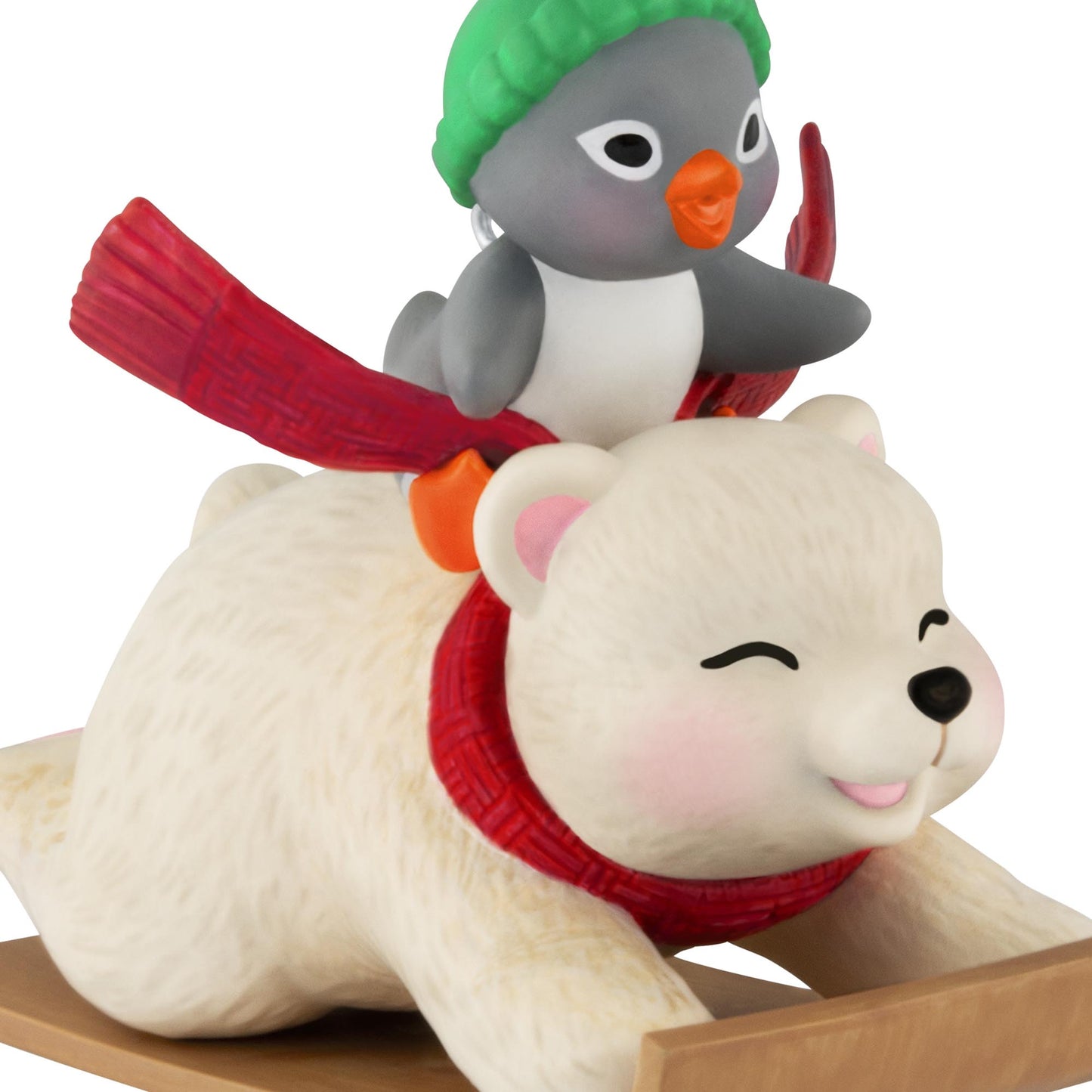 Sledding Sidekicks, 25th in the Snowball and Tuxedo Series — 2025 Hallmark Keepsake Christmas Ornament