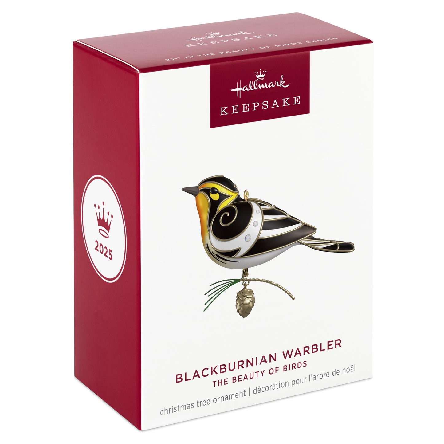 Blackburnian Warbler, 21st in The Beauty of Birds Series — 2025 Hallmark Keepsake Christmas Ornament