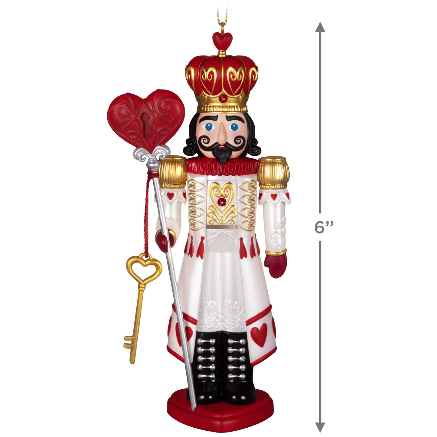 King of Hearts, 7th in the Noble Nutcrackers Series — 2025 Hallmark Keepsake Christmas Ornament