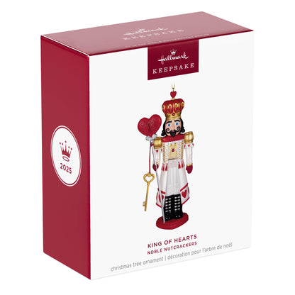 King of Hearts, 7th in the Noble Nutcrackers Series — 2025 Hallmark Keepsake Christmas Ornament