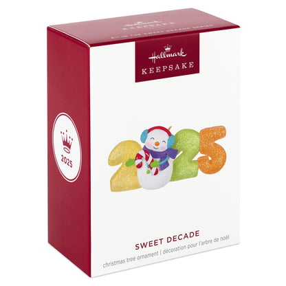 Sweet Decade, 6th in the Series — 2025 Hallmark Keepsake Christmas Ornament