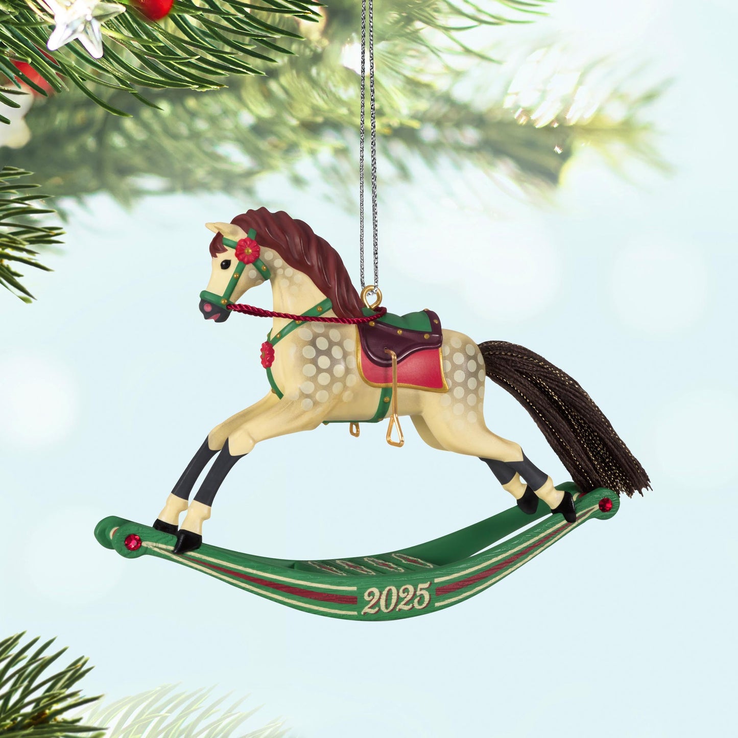 Rocking Horse Memories, 6th in the Series — 2025 Hallmark Keepsake Christmas Ornament