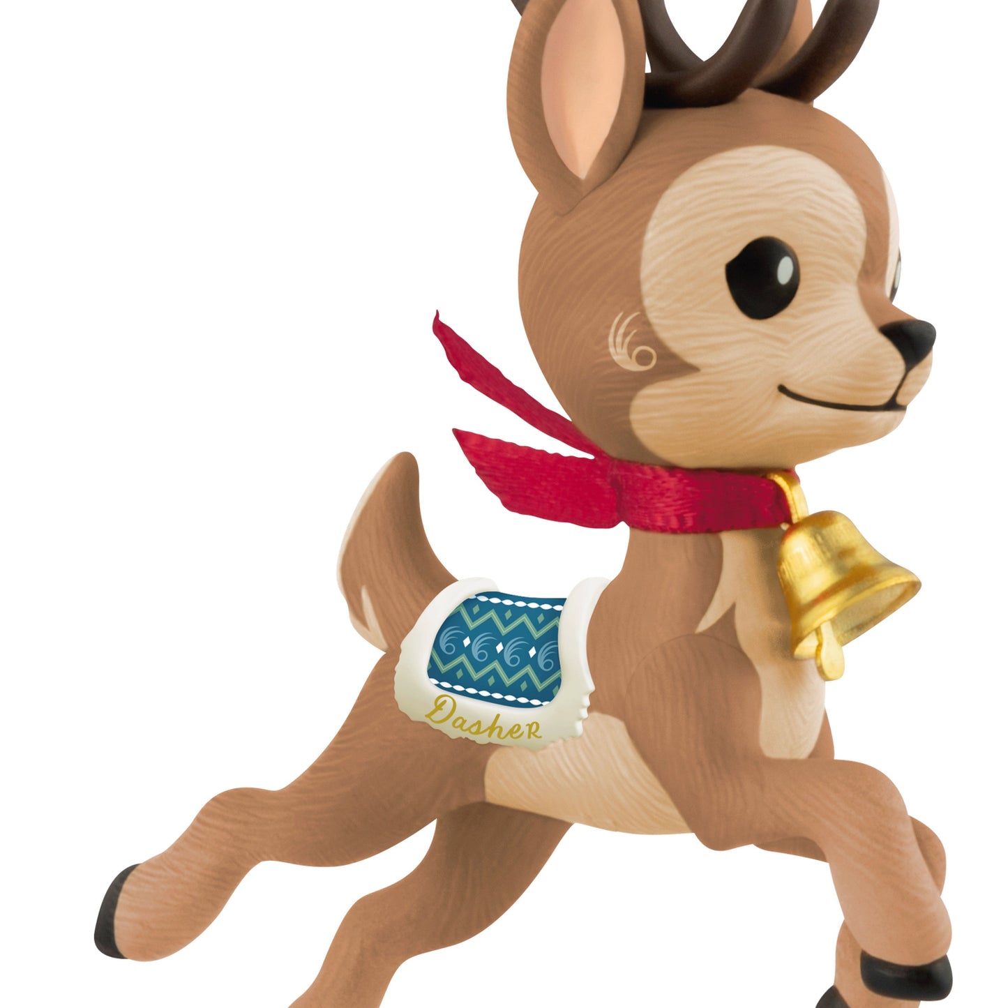 Dasher, 1st in the Eight Tiny Reindeer Series — 2025 Hallmark Keepsake Christmas Ornament
