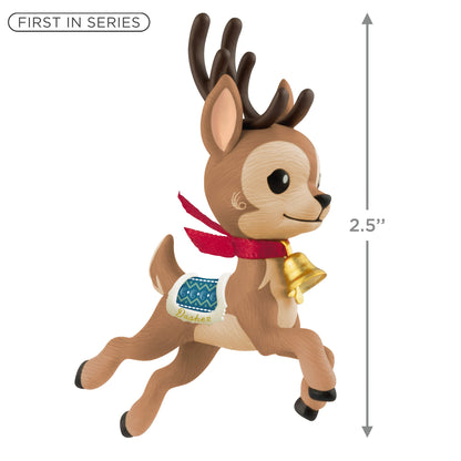 Dasher, 1st in the Eight Tiny Reindeer Series — 2025 Hallmark Keepsake Christmas Ornament