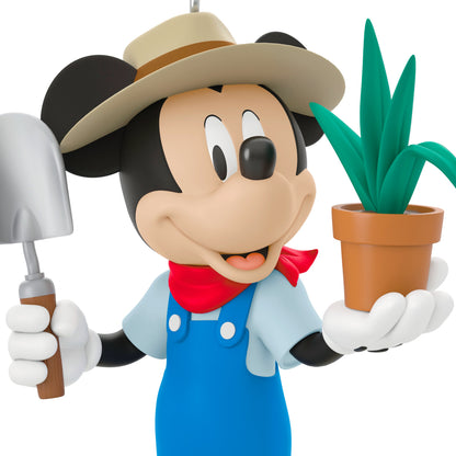 Disney Gardener Mickey, 4th in the All About Mickey! Series — 2025 Hallmark Keepsake Christmas Ornament