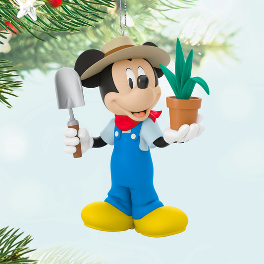 Disney Gardener Mickey, 4th in the All About Mickey! Series — 2025 Hallmark Keepsake Christmas Ornament