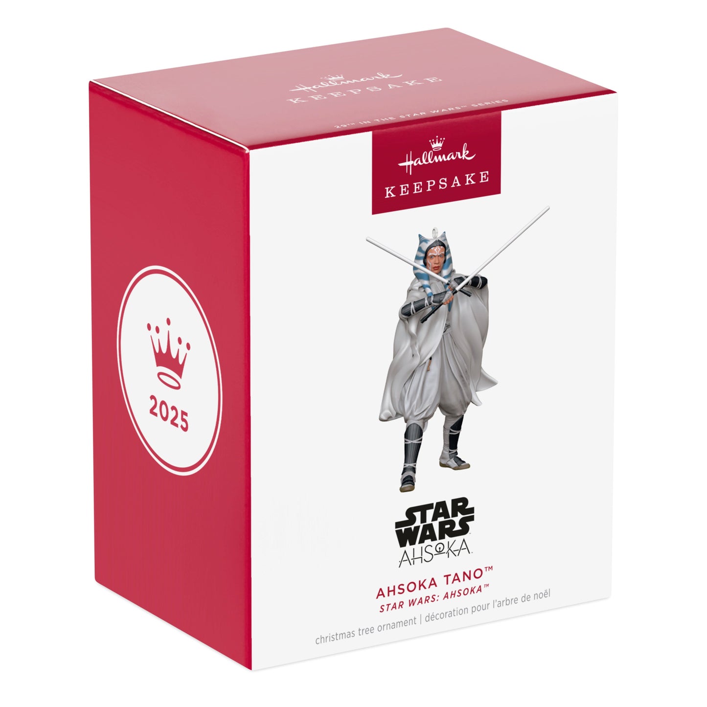 Star Wars™: Ahsoka™, Ahsoka Tano™, 29th in the Star Wars™ Series — 2025 Hallmark Keepsake Christmas Ornament