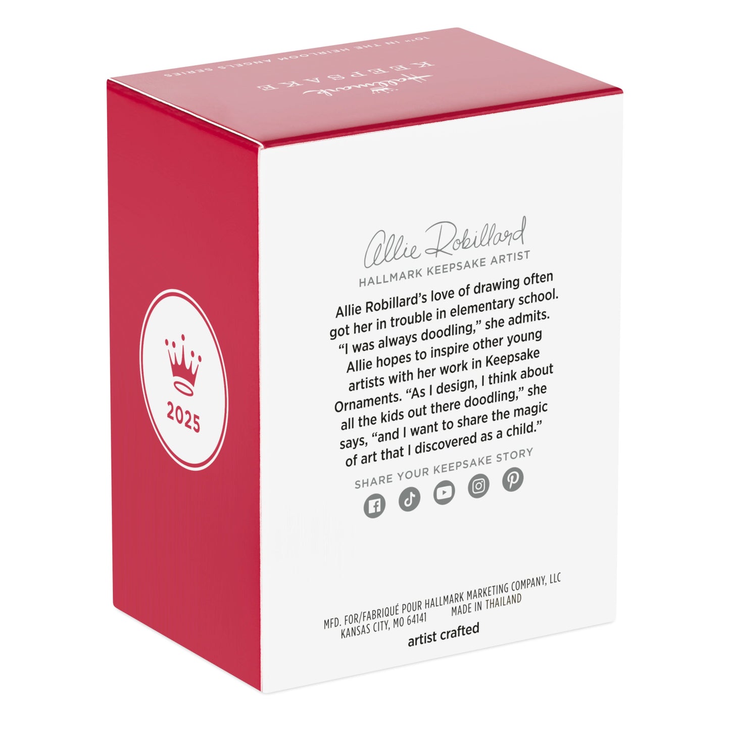 Heirloom Angels, 10th in the Series — 2025 Hallmark Keepsake Christmas Ornament