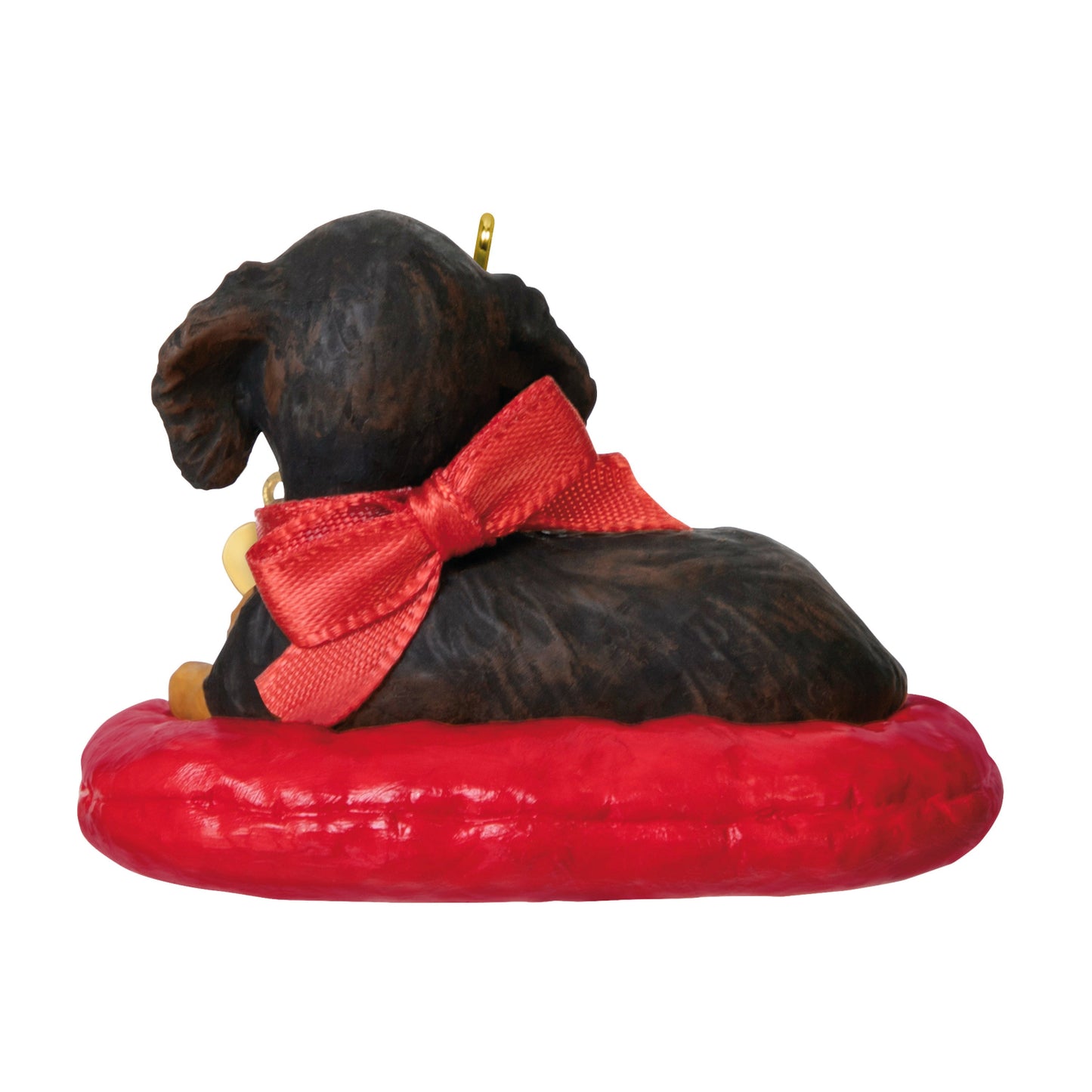 Long-haired Dachshund, 35th in the Puppy Love Series — 2025 Hallmark Keepsake Christmas Ornament