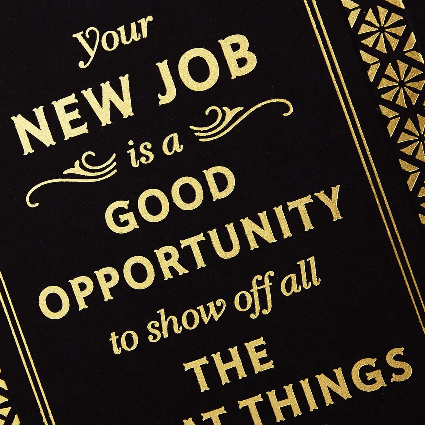 Hallmark Congratulations New Job Card (Great Things)