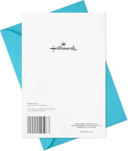 Hallmark Congratulations Greeting Card for New Baby Boy (Clothesline)