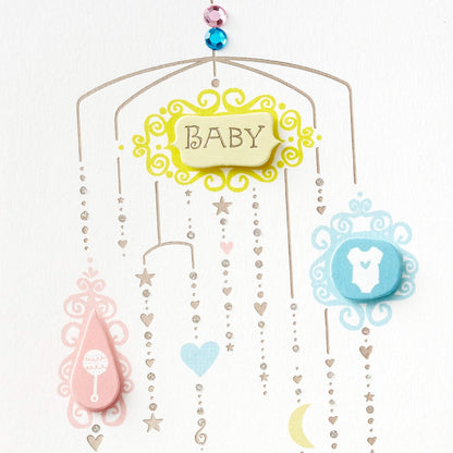 Hallmark Parent-to-Be Congratulations Greeting Card (Baby Mobile)