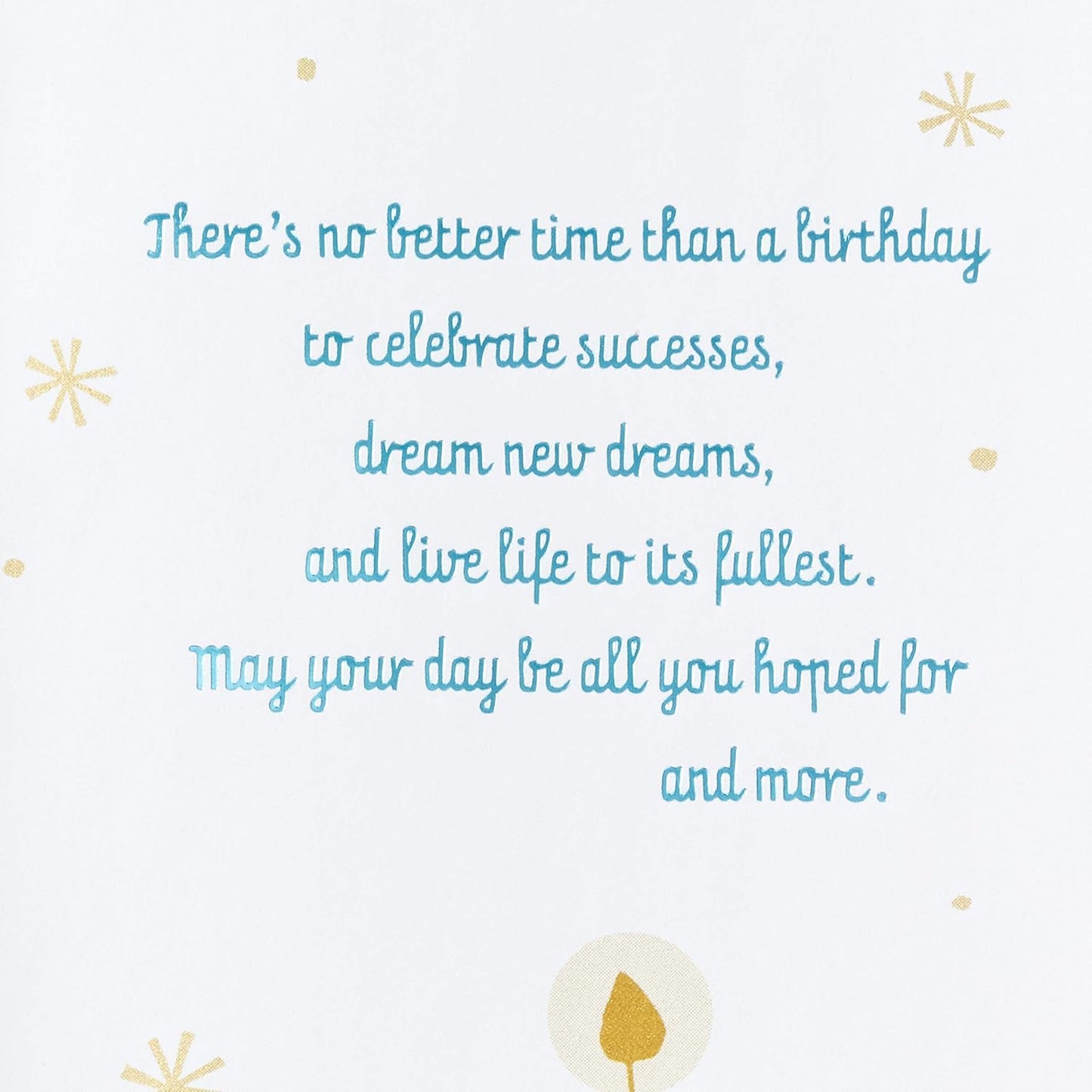 Hallmark Birthday Greeting Card (Live Life to The Fullest)