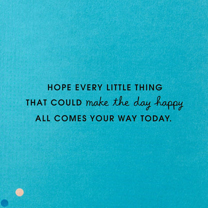 Hallmark Birthday Greeting Card (Envelope with Confetti)