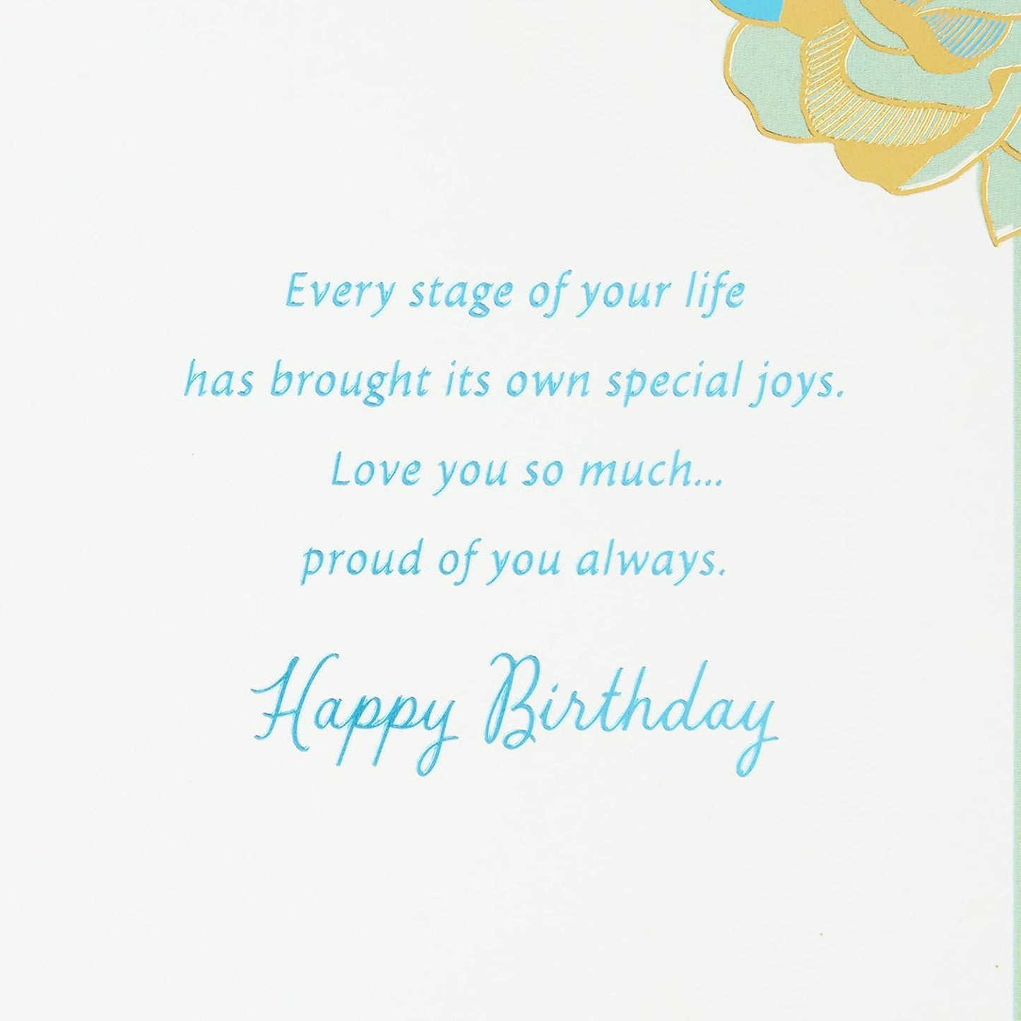 Hallmark Birthday Greeting Card to Daughter (Flowers)