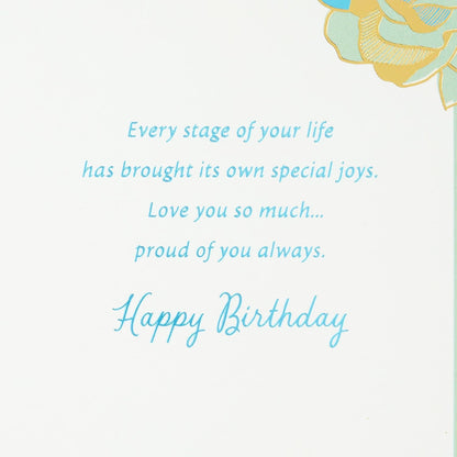 Hallmark Birthday Greeting Card to Daughter (Flowers)