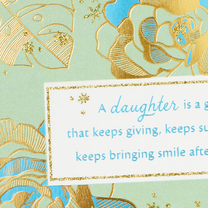 Hallmark Birthday Greeting Card to Daughter (Flowers)