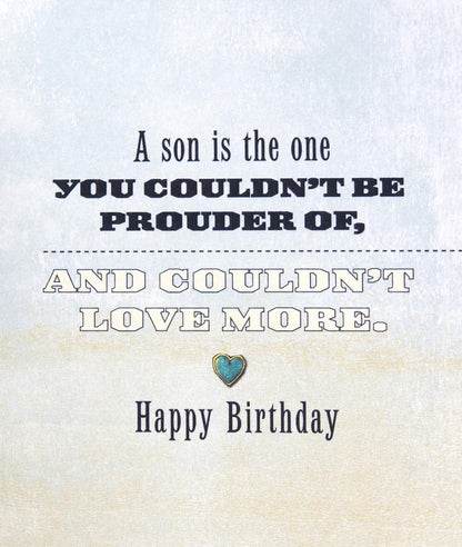 Hallmark Birthday Greeting Card for Son (Son Icons)