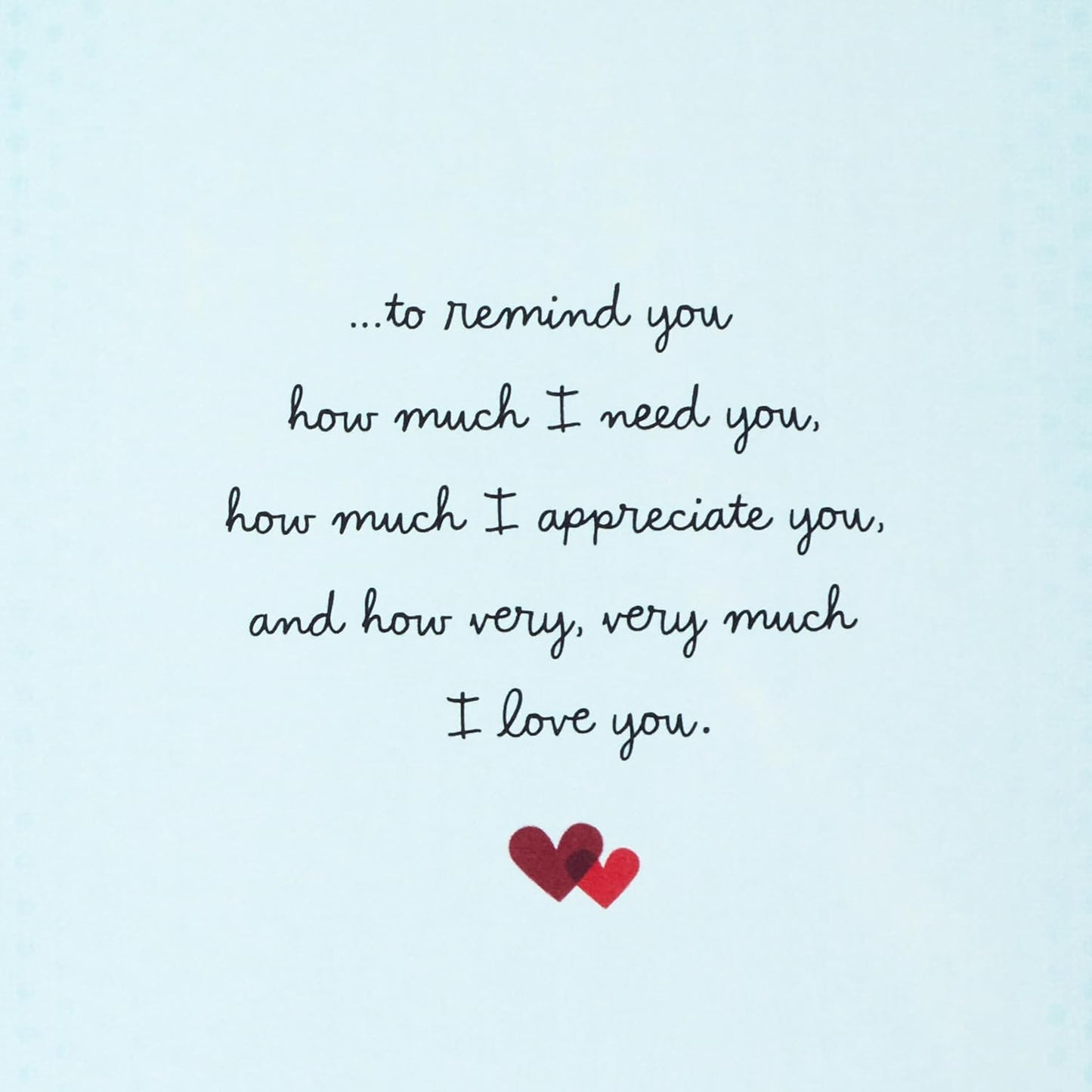 Hallmark Everyday Greeting Card (Love Note)