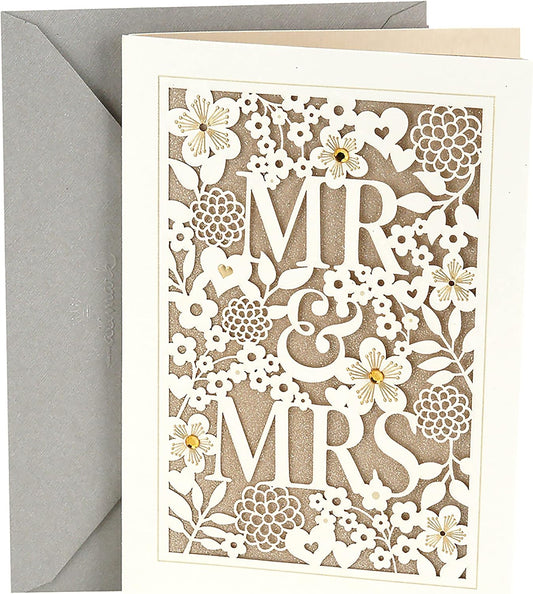 Hallmark Wedding Greeting Card (Mr & Mrs)