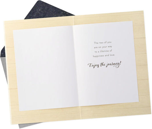 Hallmark Wedding Card, Bridal Shower Card, or Engagement Card (Enjoy The Journey)