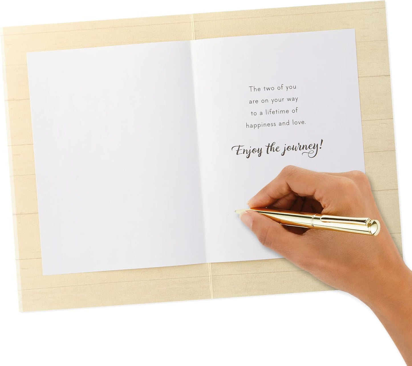 Hallmark Wedding Card, Bridal Shower Card, or Engagement Card (Enjoy The Journey)