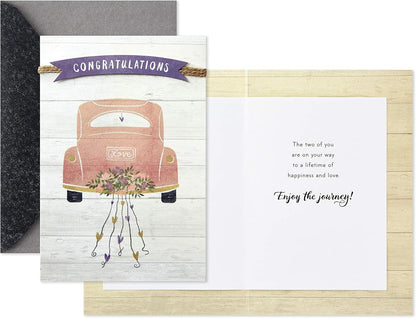 Hallmark Wedding Card, Bridal Shower Card, or Engagement Card (Enjoy The Journey)