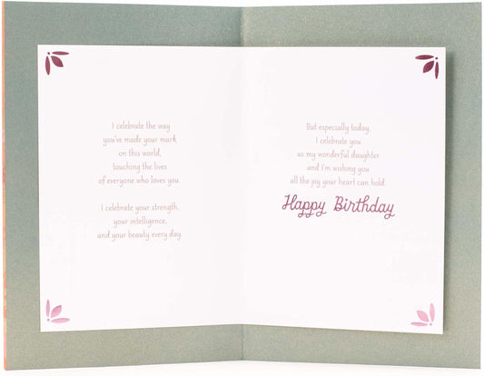 Hallmark Mahogany Birthday Card for Daughter (I Celebrate You)