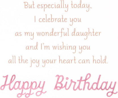 Hallmark Mahogany Birthday Card for Daughter (I Celebrate You)