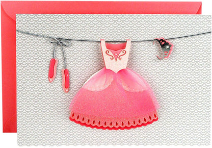 Hallmark Signature Birthday Card (Ballerina Princess)
