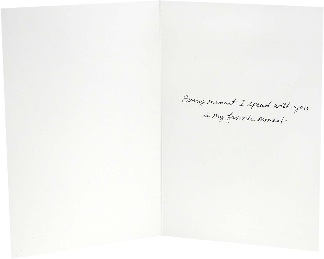 Hallmark Signature Love Card, Time Flies (Romantic Anniversary Card, Birthday Card, Sweetest Day Card)