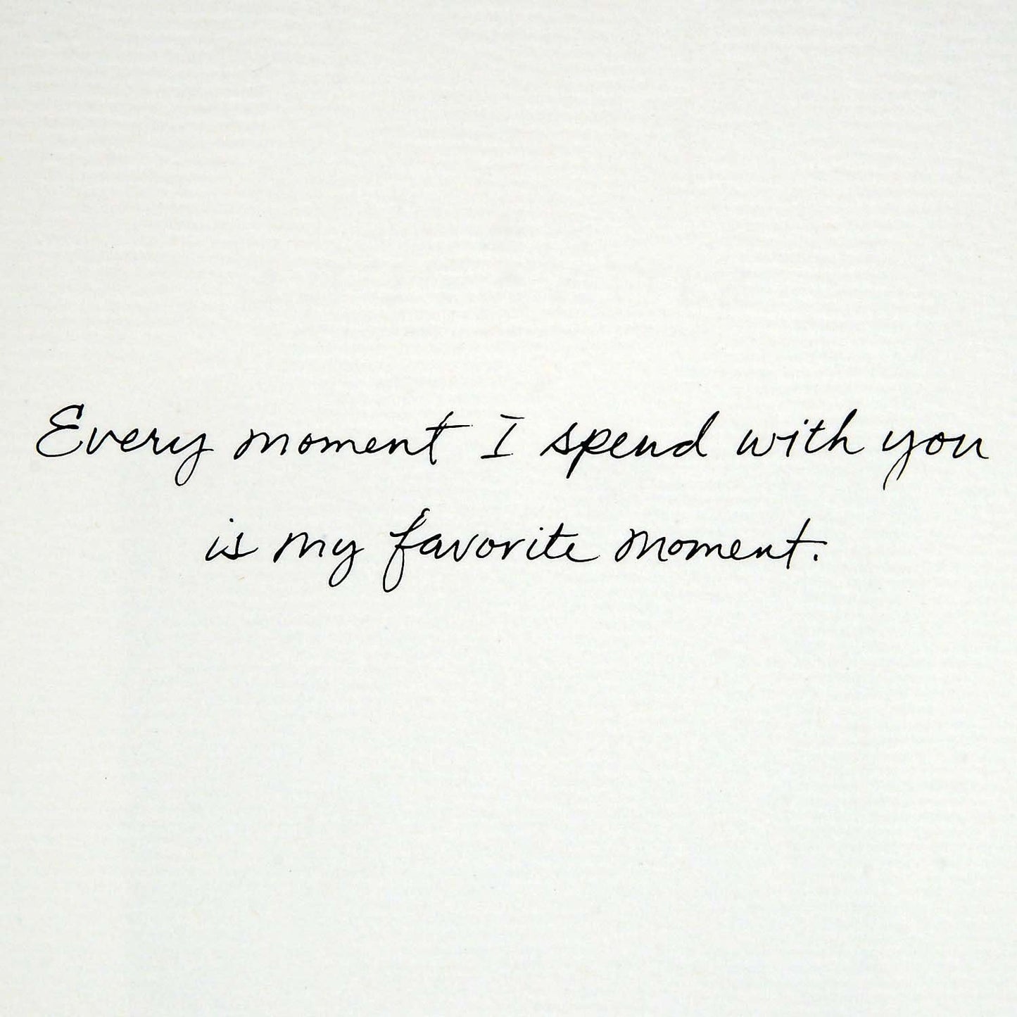 Hallmark Signature Love Card, Time Flies (Romantic Anniversary Card, Birthday Card, Sweetest Day Card)