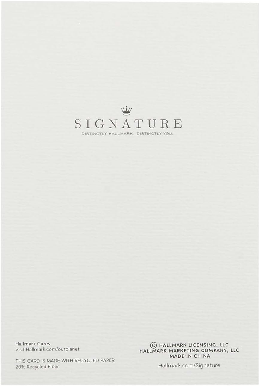 Hallmark Signature Love Card, Time Flies (Romantic Anniversary Card, Birthday Card, Sweetest Day Card)