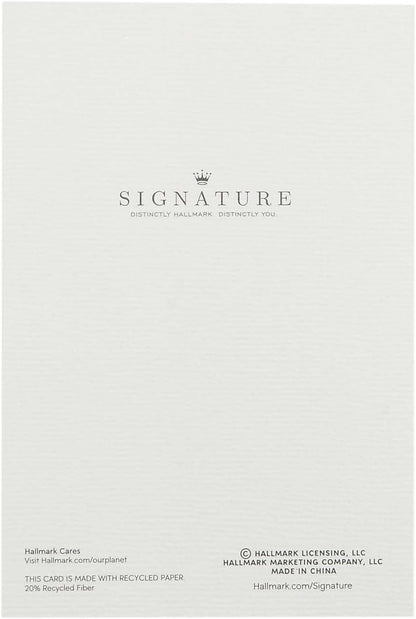 Hallmark Signature Love Card, Time Flies (Romantic Anniversary Card, Birthday Card, Sweetest Day Card)