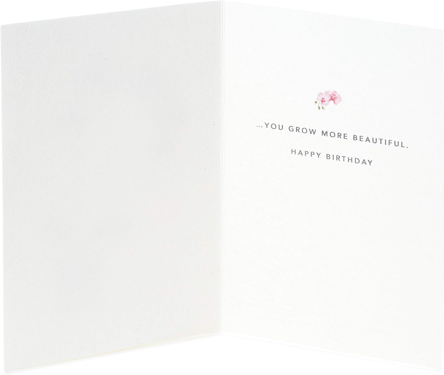 Hallmark Signature Birthday Card for Her (Orchid)