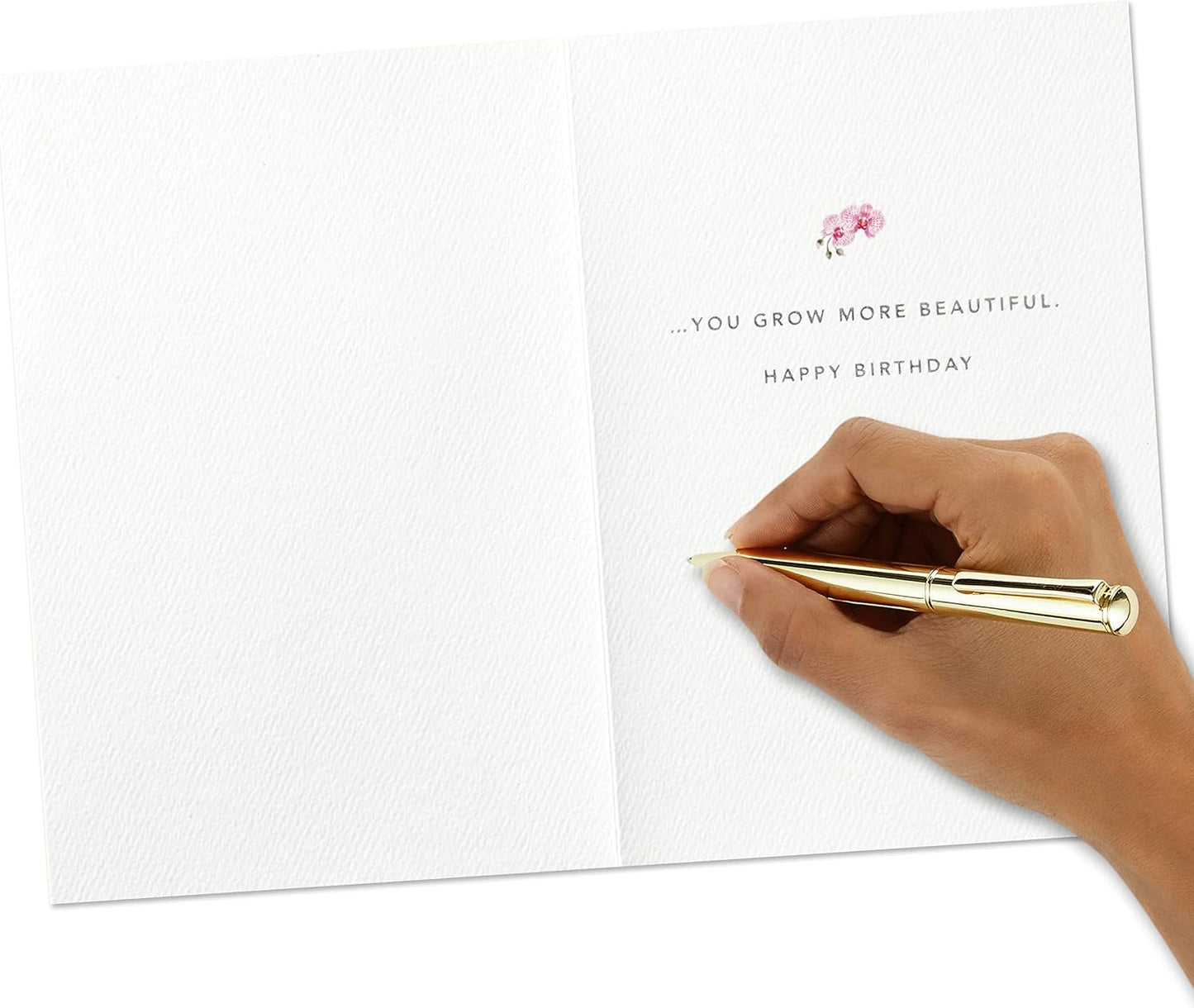 Hallmark Signature Birthday Card for Her (Orchid)