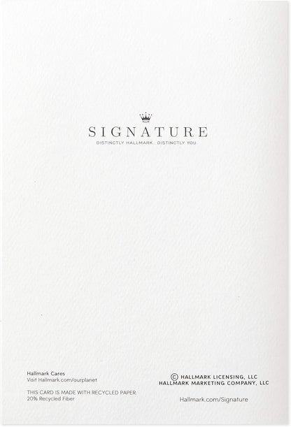 Hallmark Signature Birthday Card for Her (Orchid)