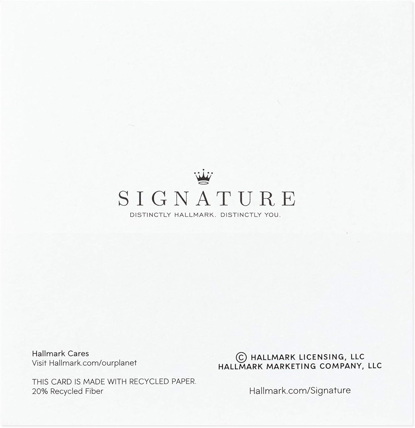 Hallmark Signature Birthday Card for Her (Cake)