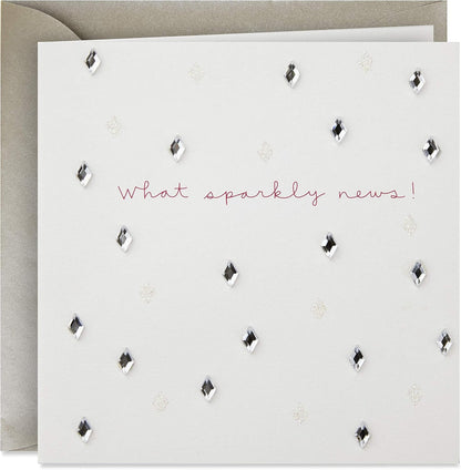 Hallmark Signature Engagement Card (Sparkly News)