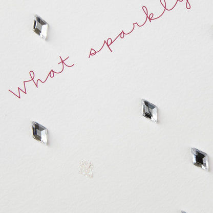 Hallmark Signature Engagement Card (Sparkly News)