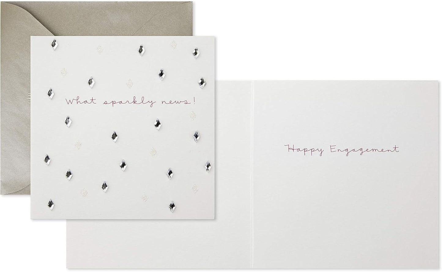 Hallmark Signature Engagement Card (Sparkly News)