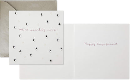 Hallmark Signature Engagement Card (Sparkly News)