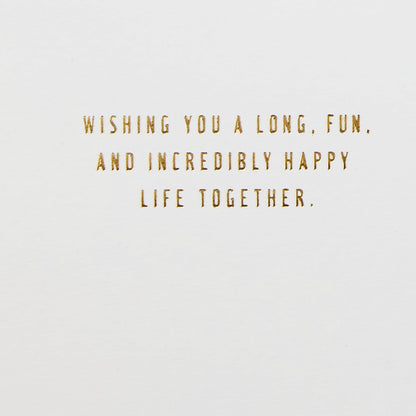 Hallmark Signature Congratulations Engagement Card, Bridal Shower Card, Wedding Card (Congrats Confetti)