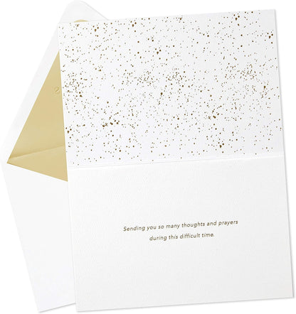 Hallmark Signature Sympathy Card (Many Thoughts and Prayers)