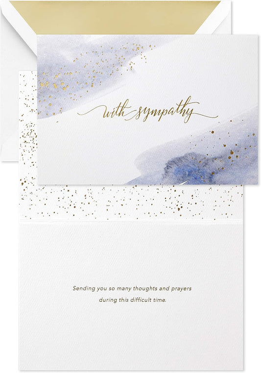 Hallmark Signature Sympathy Card (Many Thoughts and Prayers)