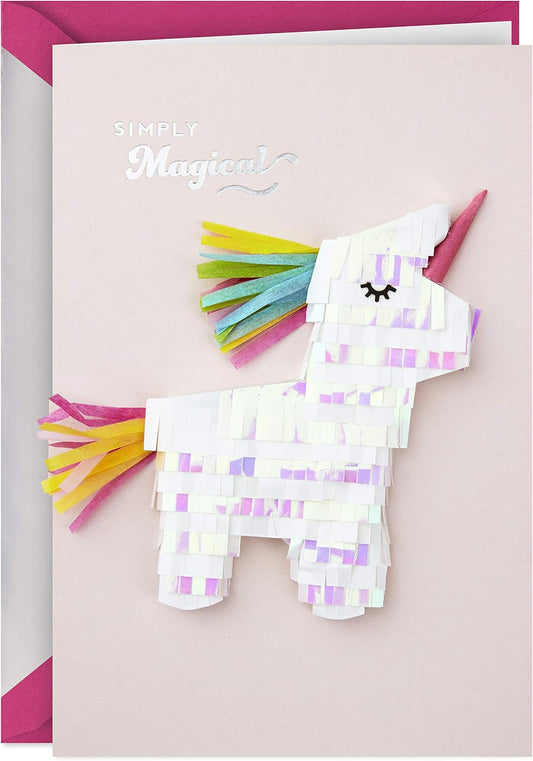 Hallmark Signature Birthday Card (Magical Unicorn)