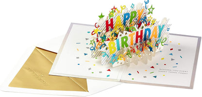 Hallmark Signature Paper Wonder Pop Up Birthday Card (Happy Birthday)