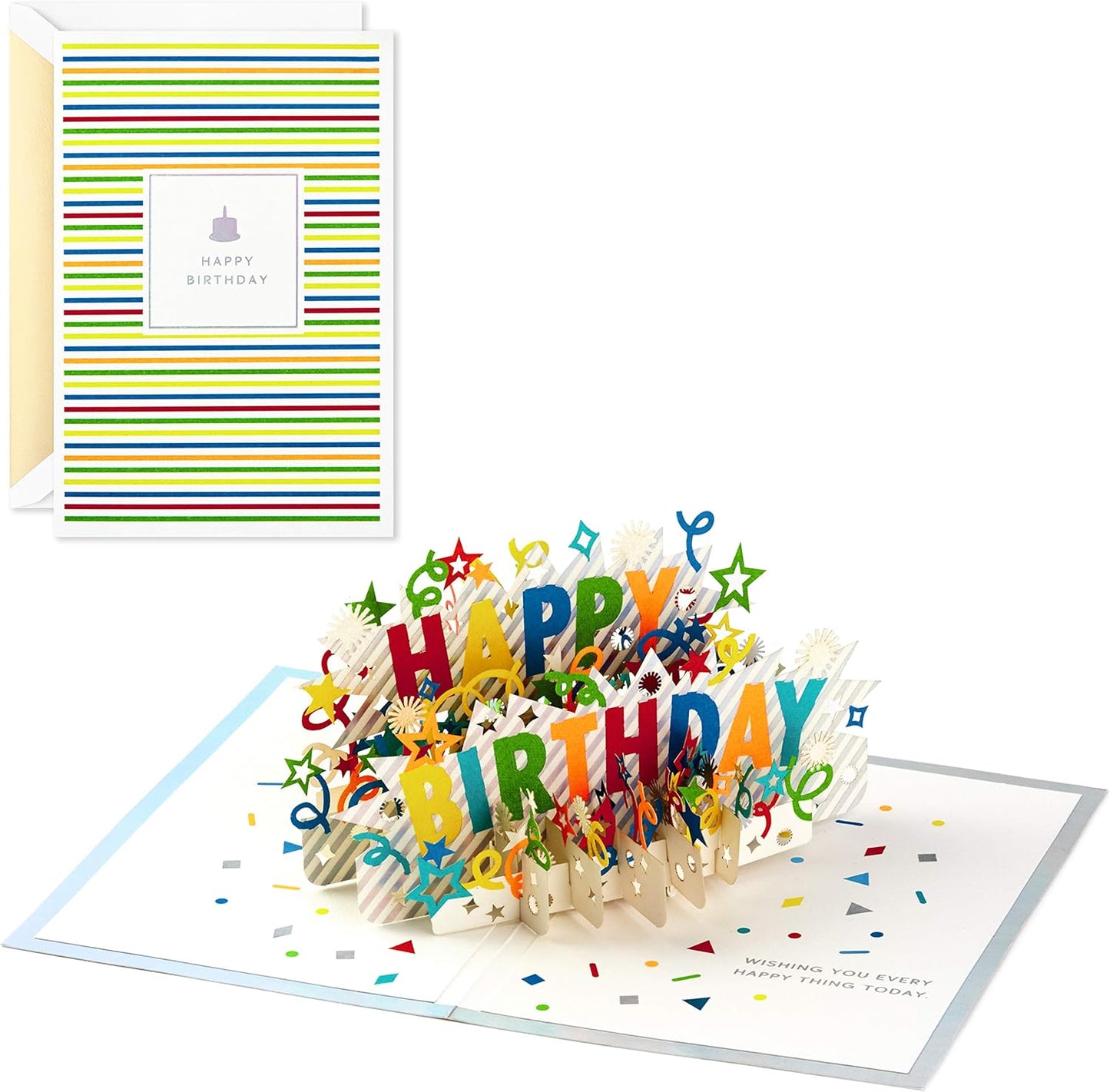 Hallmark Signature Paper Wonder Pop Up Birthday Card (Happy Birthday)